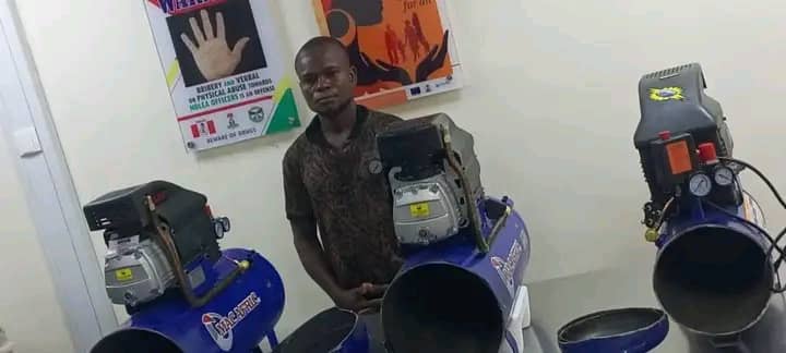 Engineer Conceals Illicit Drugs In Pressure Machines As NDLEA Arrest Grandma Opiods In Lagos