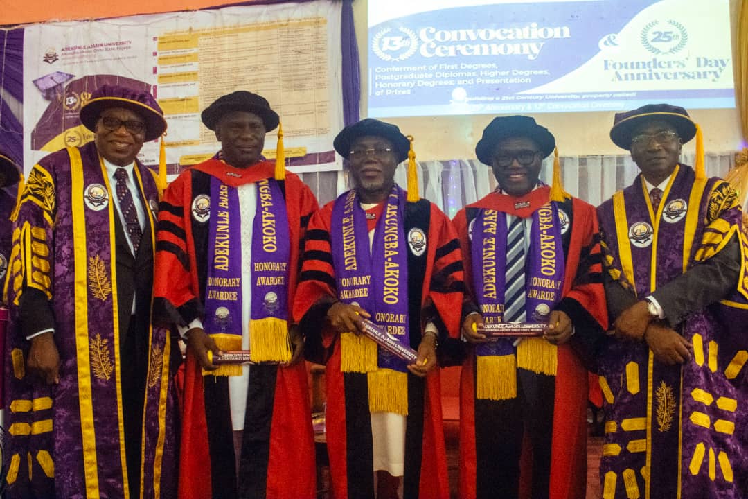 LIRS Boss Subair, Honoured By AAUA With An Honorary Doctorate Degree