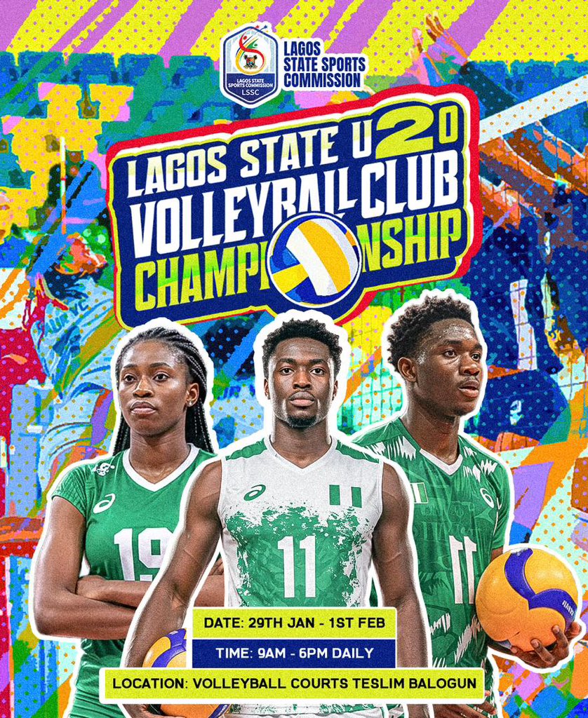 Under -20 Volleyball Championship Kicks Off In Teslim Balogun Stadium