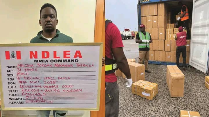NDLEA Arrests 2 British Citizens, Intercepts N6.5billion Worth Of opioid in Lagos, Rivers Ports