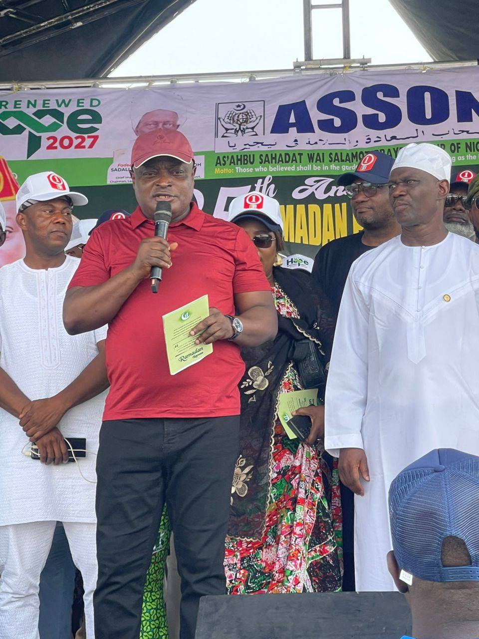 Obasa, Dignitaries Attend Olumoh’s 35th Ramadan Lecture as Lawmaker Empowers Residents