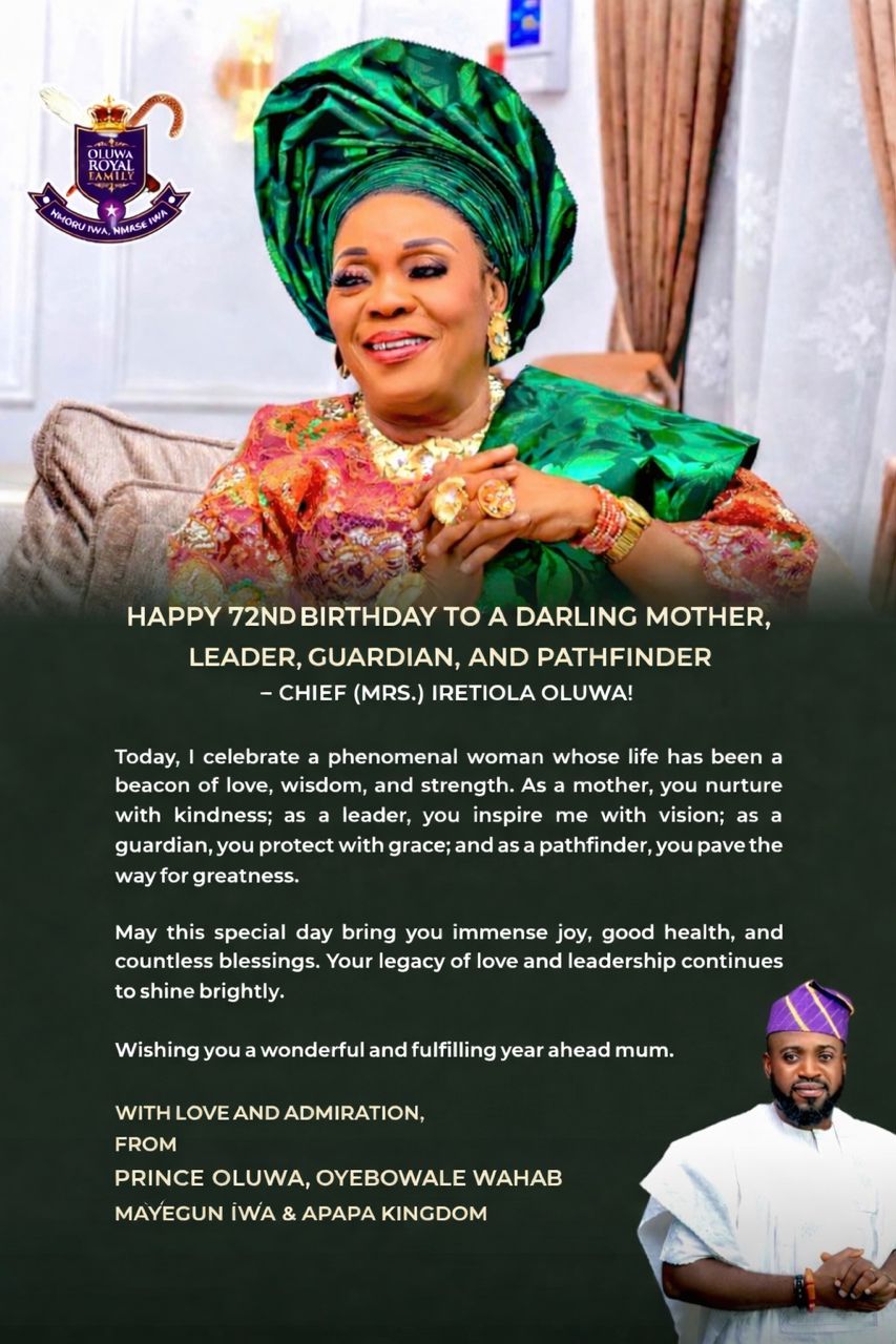 “Celebrating a Legacy of Grace: P.W.O Honors Yeye Iretiola Oluwa”