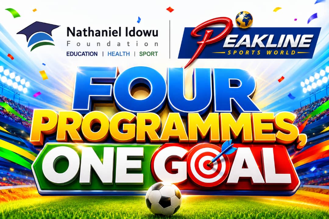 Nathaniel Idowu Foundation, Peakline Sports World Unveil Four Youth Football Programmes for 2026