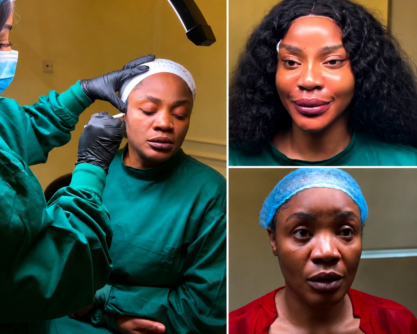 ‘I GOT ME A NEW FACE’ — UCHE OGBODO SHOWS OFF NEW LOOK AFTER FACIAL PROCEDURE