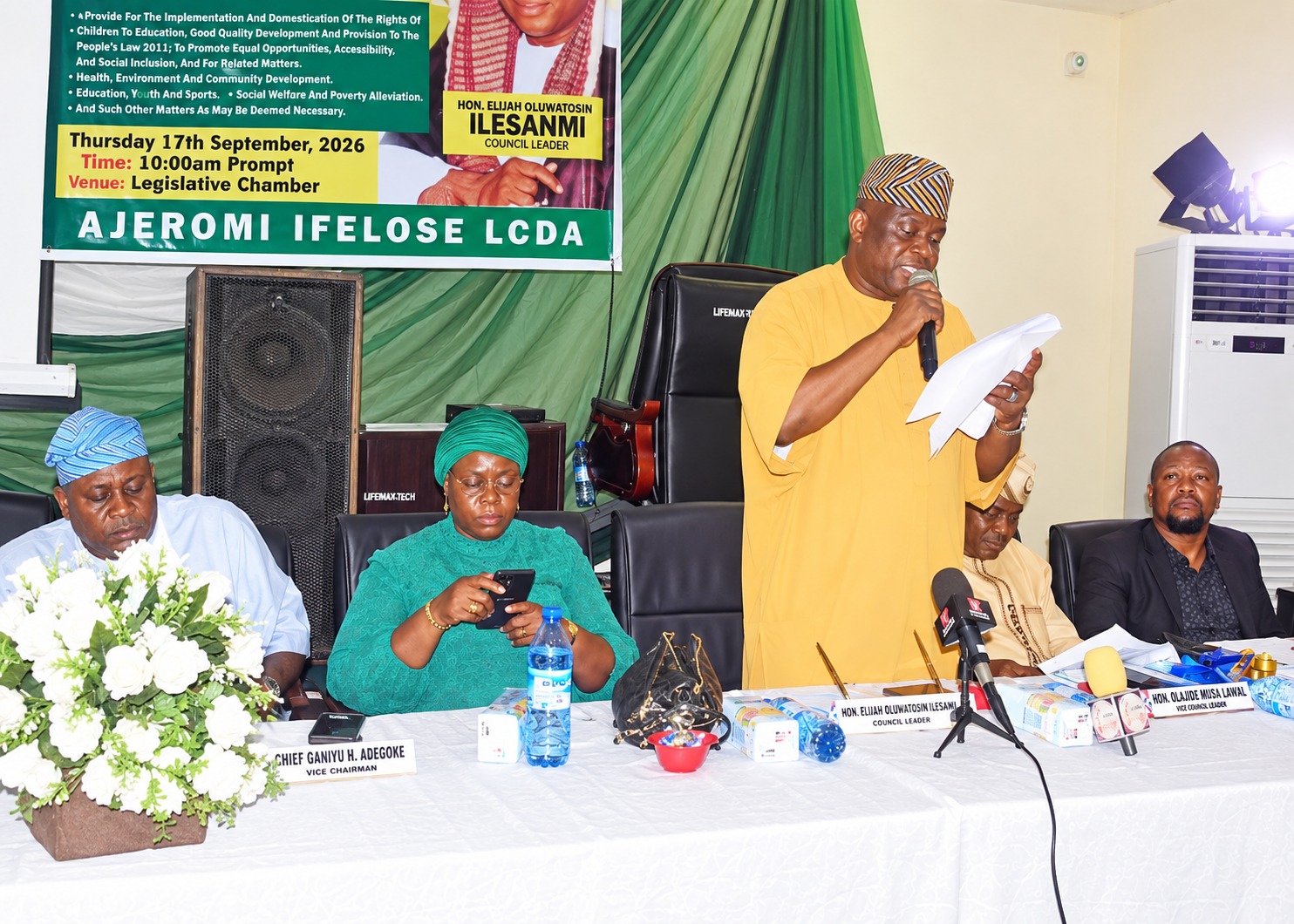 Ifelodun Sixth Legislative Council Holds Public Hearing on Five Proposed Bye-Laws